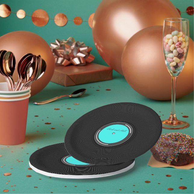 Record Album Paper Plate (Multi)
