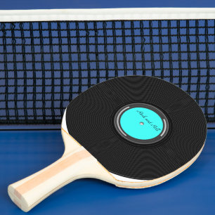 Record Album Ping Pong Paddle