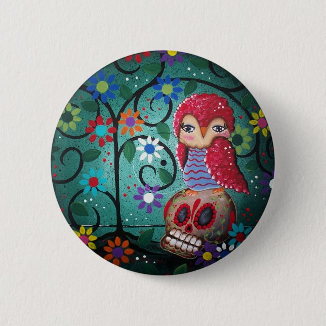 Record Art By Lori Everett 2 Inch Round Button (Front)