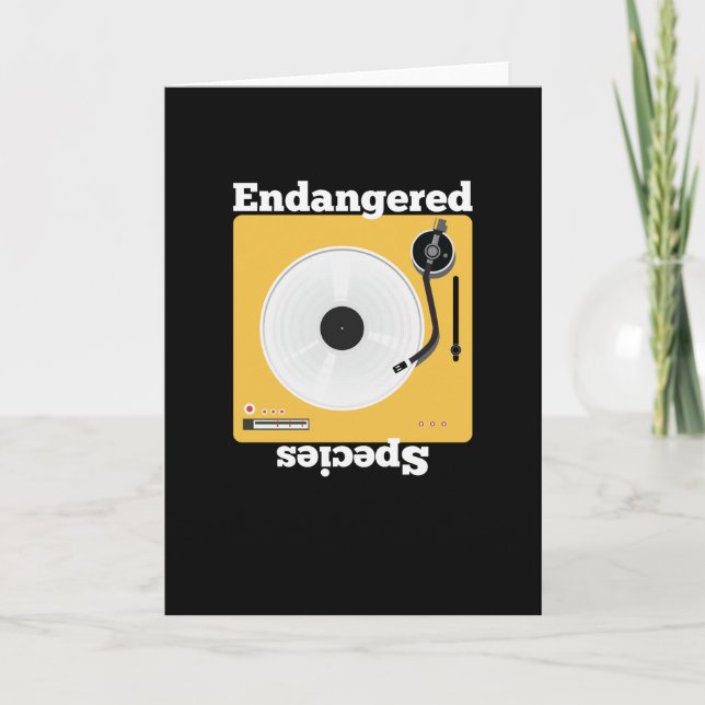 Record Collectors Vinyl Lovers Card (Front)