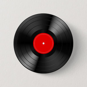 Record_LP 2 Inch Round Button