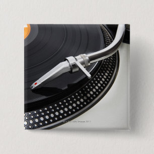 Record Needle Stylus 2 Inch Square Button