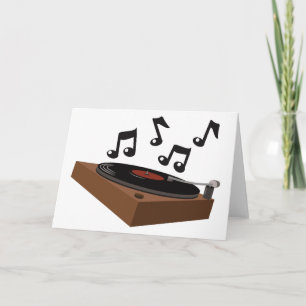 Record Player Card