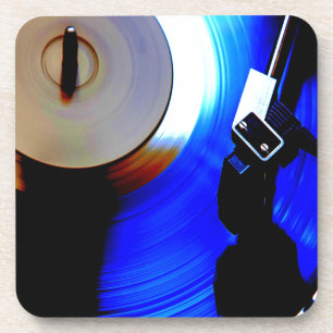 Record Playing Music Lover Coaster