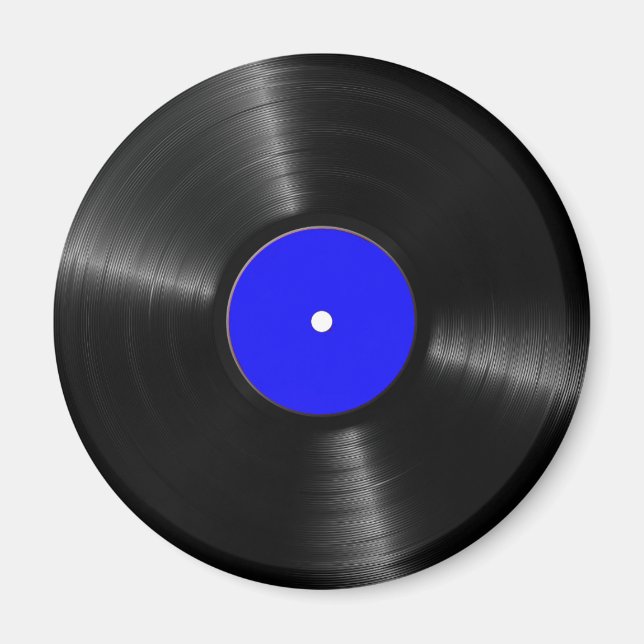 Record, Retro Album Magnet (Front)