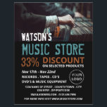 Record Select, Music Store Advertising Flyer<br><div class="desc">Record Select,  Music Store Advertising Flyers By The Business Card Store.</div>