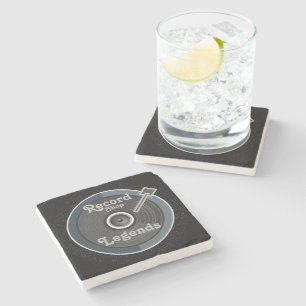 Record Shop Legends Stone Coaster