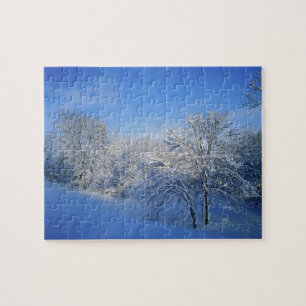 Record snow in Louisville, Kentucky. Jigsaw Puzzle