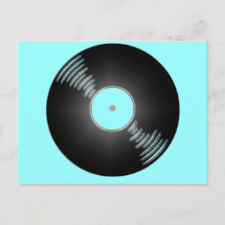 Record - You spin me right round baby Postcard