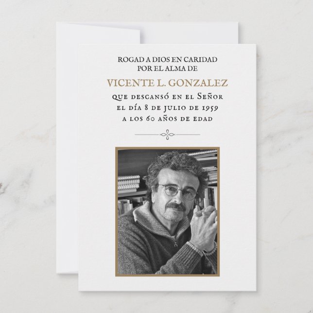Recordatorio Card (Front)