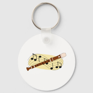 Recorder/Instrument Keychain