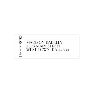 Recorder Music Teacher Musician Band Self-inking Stamp