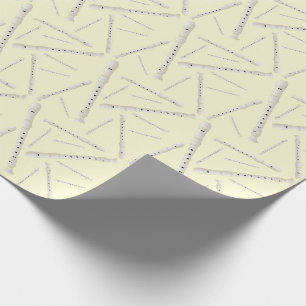 Recorder Music Teacher Musician Band Wrapping Paper