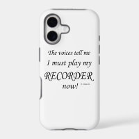Recorder Voices Say Must Play