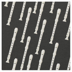Recorders Music Musician Room Decor Fabric