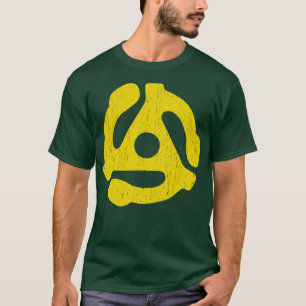 Recording adapter with 45 rpm vintage yellow T-Shirt