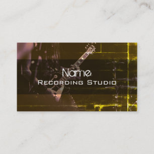 Recording Studio Business Card