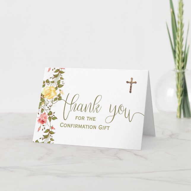 Recouvrement de Merci de crucifix de confirmation (Devant)