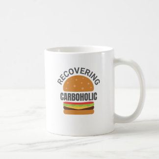 Recovering Carboholic Funny Low-Carb Keto Diet Coffee Mug