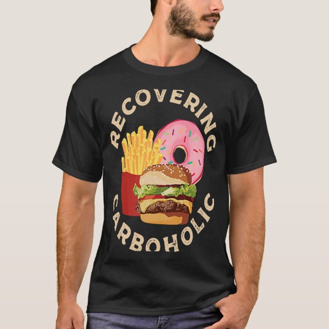 Recovering Carboholic T-Shirt (Front)