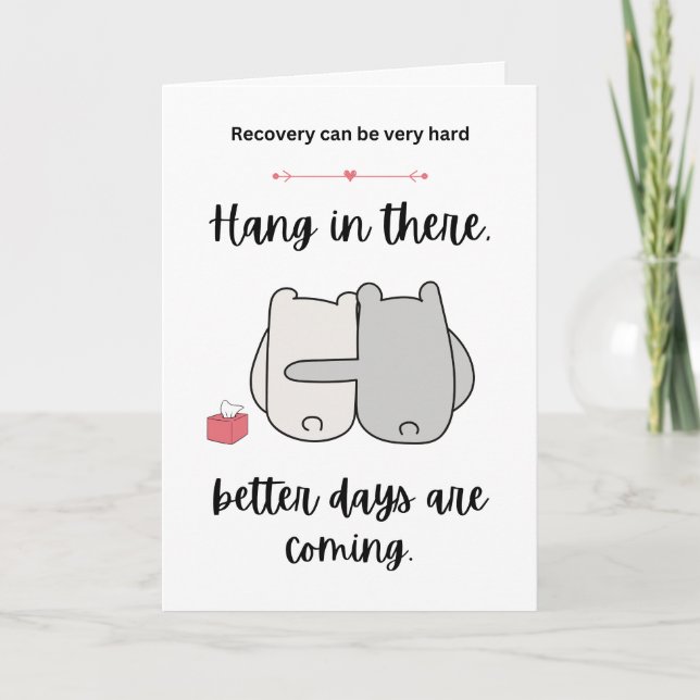 Recovery Feel Better Soon Card (Front)