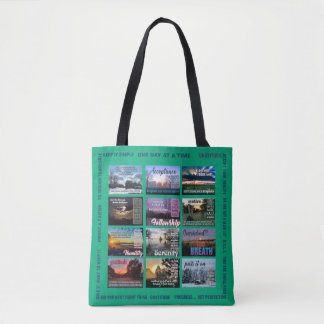 recovery is a journey and slogans 25a tote bag