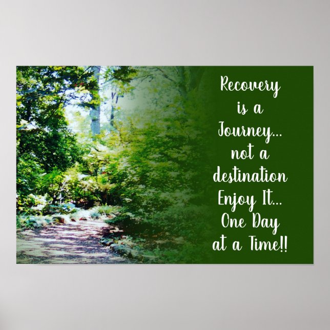 recovery is a journey poster 25 (Front)