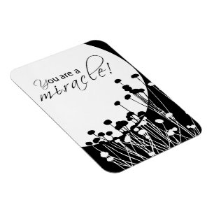Recovery Miracle, Black and White Magnet