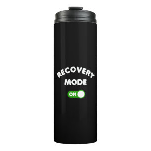 Recovery Mode Get Well Soon Funny Surgery Thermal  Thermal Tumbler