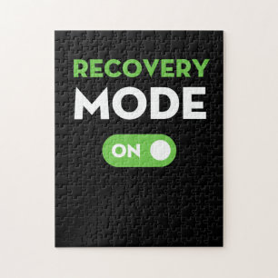 Recovery Mode On Get Well Gifts Funny Injury Jigsaw Puzzle