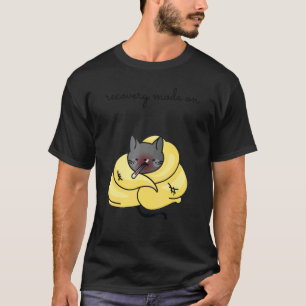 Recovery Mode On Get Well   Injury Tuxedo Cat T-Shirt
