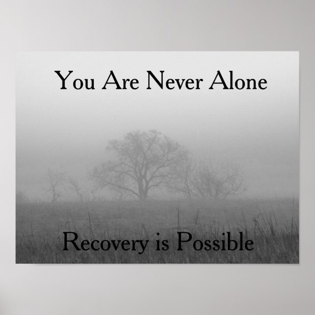Recovery Motivational Poster/Faith based Poster (Front)