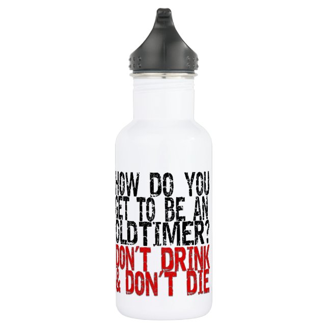 Recovery Old Timer Joke 532 Ml Water Bottle (Right)