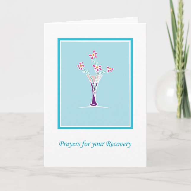 Recovery Prayers, Get Well Card (Front)