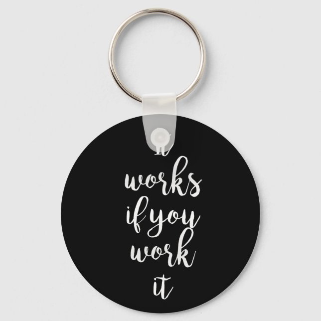 recovery quote sobriety key chain gift keepsake (Front)