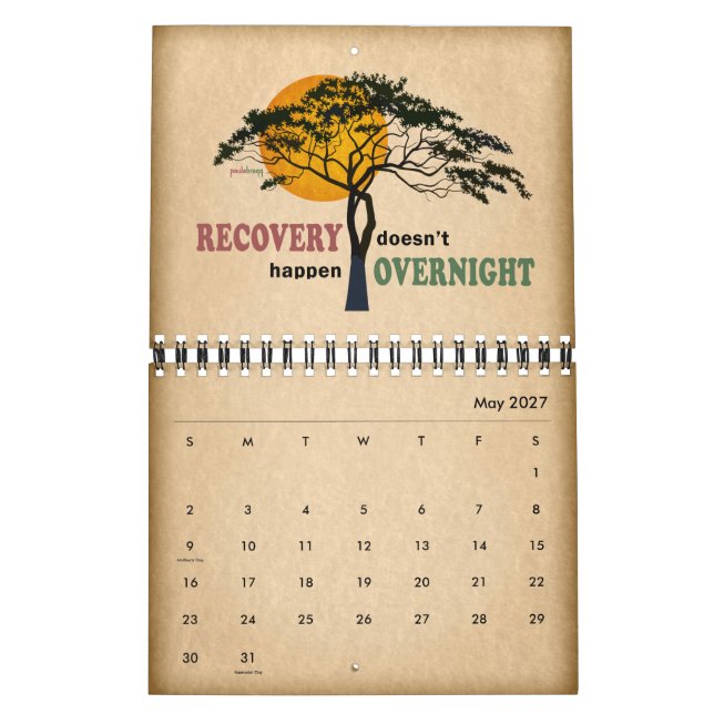 Recovery Quotes, Inspirational Slogans, 12 Steps Calendar (May 2027)