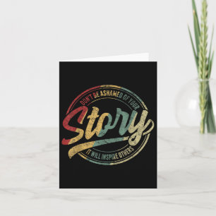 Recovery Sober Your Story Will Inspire Alcoholism  Card