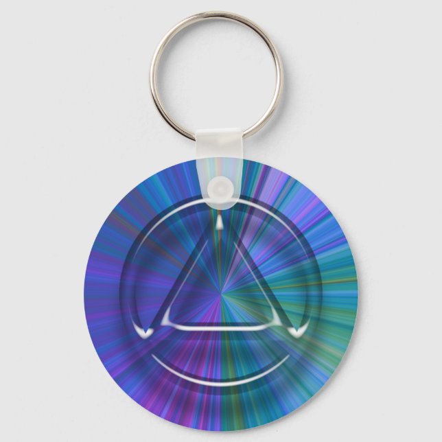 Recovery Sobriety Sober Keychain (Front)