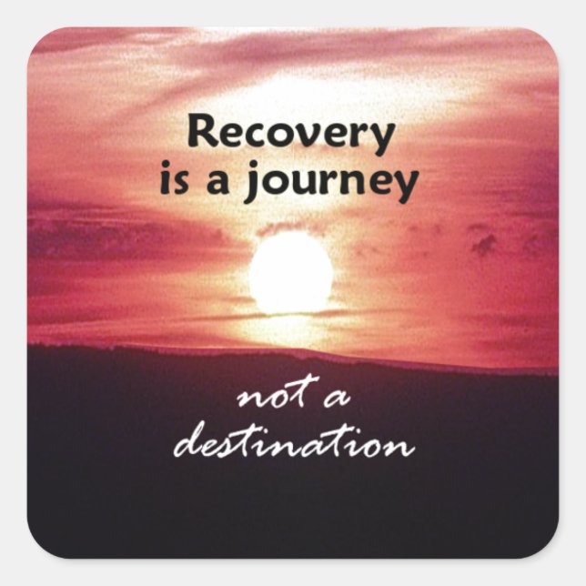 Recovery Square Sticker (Front)