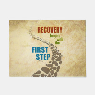 Recovery, the First Step (12 step, drug free) Doormat