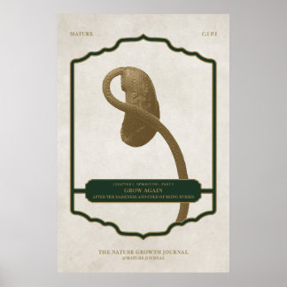 RECROÎTRE - MATURE DESIGN JOURNAL POSTER