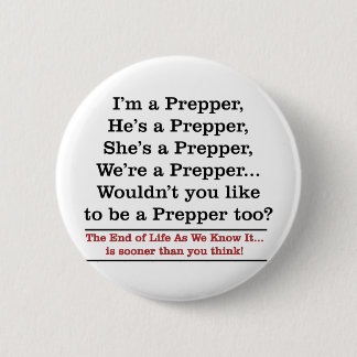Recruit a Prepper 2 Inch Round Button