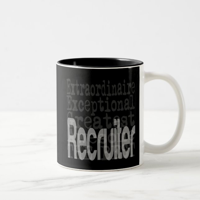Recruiter Extraordinaire Two-Tone Coffee Mug (Right)