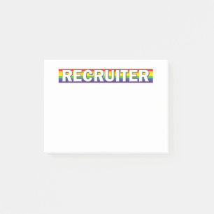 Recruiter Post-it Notes