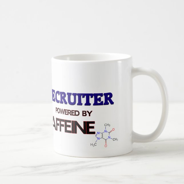 Recruiter Powered by caffeine Coffee Mug (Right)