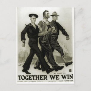 Recruitment poster 1915 postcard
