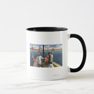Recruits Learning Semaphore Signalling - US Navy Mug