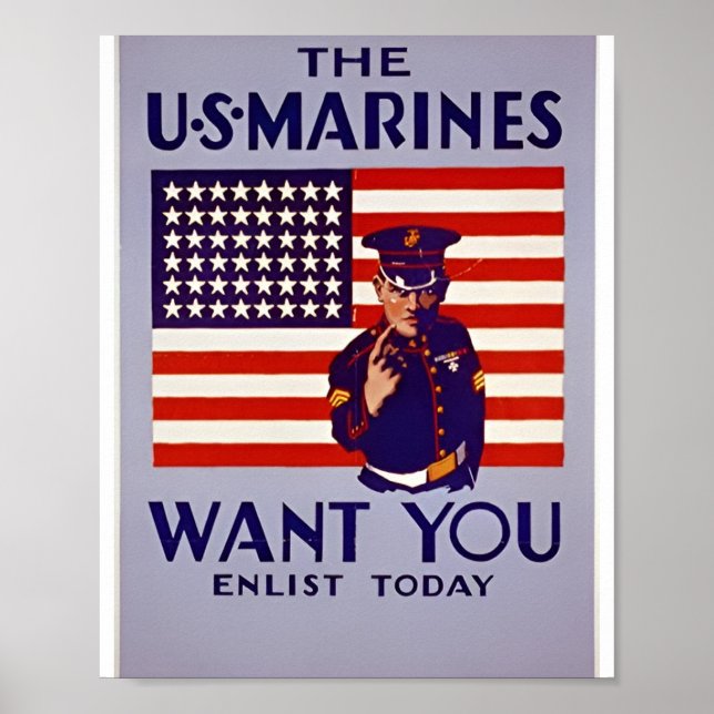 Recrutement maritime Poster de la Marine (Devant)