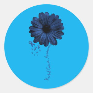 Rectal Cancer Awareness Classic Round Sticker