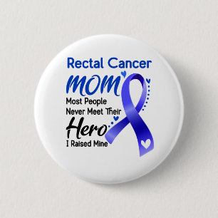 Rectal Cancer Awareness Month Ribbon Gifts 2 Inch Round Button